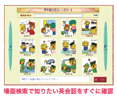 場面検索で知りたい英会話をすぐに確認