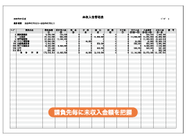 未収入金管理表